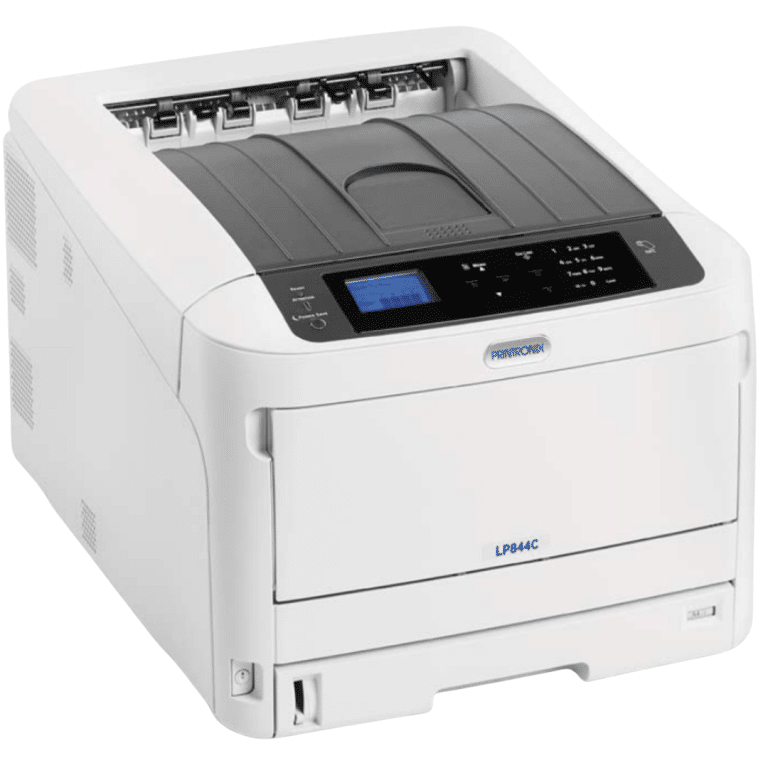 Printronix Lp844c Color Printer, A3/tabloid, 36ppm, 1200x1200 Dpi, Ethernet, Usb, Pcl, Ps, 300+100 Sheets, Duplex, Duty:50k/mo. - New Factory Sealed - 1 Year Manufacturer Warranty - U47074302