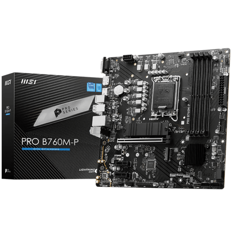 PRO B760M-P - DDR5 - Focus - PROB760P - 824142319802 - PROB760P - MSI
