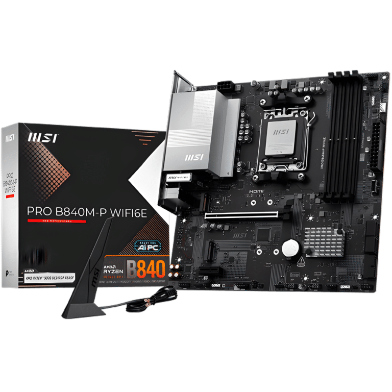 PRO B840M-P WIFI6E - 4dimss / HDMI / WIFI - Focus - PROB840M-PWIFI6E - 824142431597 - PROB840M-PWIFI6E - MSI