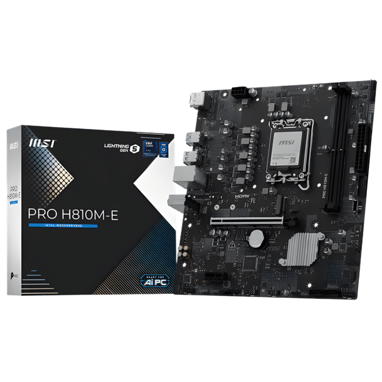 PRO H810M-E - New ! 2 Dimss / JARGB_V2 + JRBG / DP +hdmi / Front Type C - Focus - PROH810ME - 824142454008 - PROH810ME - MSI