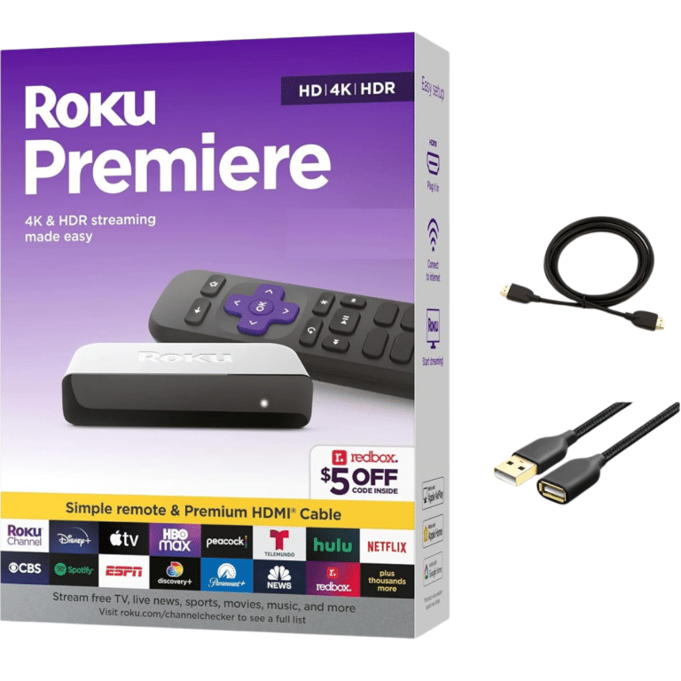 Roku Premiere - New Factory Sealed - 1 Year Manufacturer Warranty - 3920RW-SW