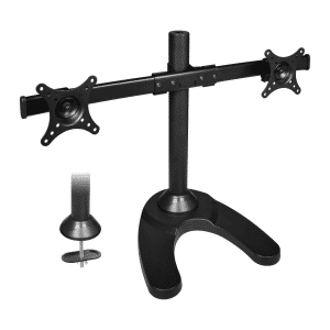 SIIG SIIG AC CE-MT1712-S2 Side-by-side Dual Monitor Desk Stand 13 to 27 Retail AC 182402 CE-MT1712-S2