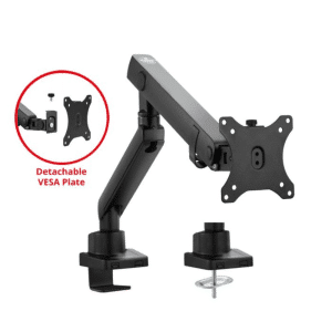 SIIG SIIG AC CE-MT2T12-S1 Aluminum Mechanical Spring Slim Monitor Arm Single Retail AC 224763 CE-MT2T12-S1