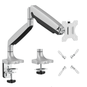 SIIG SIIG AC CE-MT5B11-S1 Single 45 inch Monitor Arm Mount 26.4 lbs gray Retail AC 303918 CE-MT5B11-S1