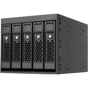 Silverstone MCE Cases Silverstone CS FS305B-E 3x5.25 to 5x3.5 SAS-12G SATA HS adapter cage Retail CS 303216 FS305B-E