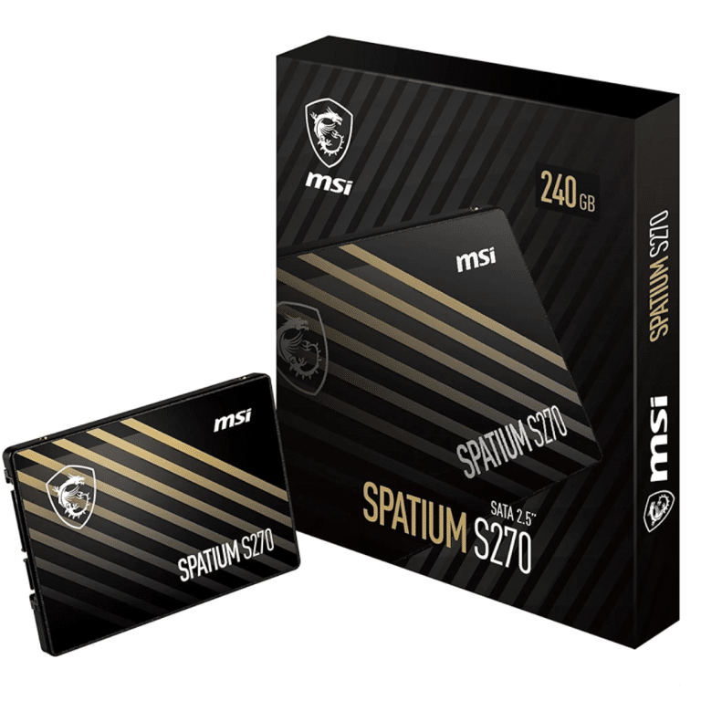 SPATIUM S270 SATA 2.5” 240GB - SATA - SS270S240G - 824142297728 - SS270S240G - MSI
