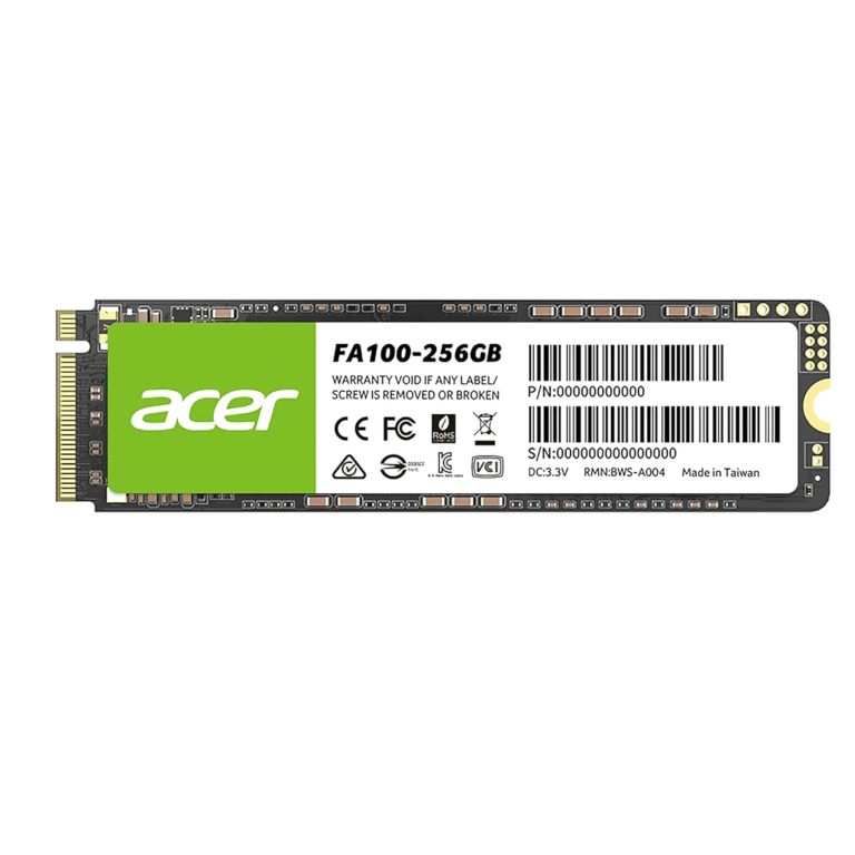 Ssd Acer/fa100 256gb M.2 Pcie 3.0 2280 3300/2700 Mbs 3d Nand - 887184012742 - BL.9BWWA.118