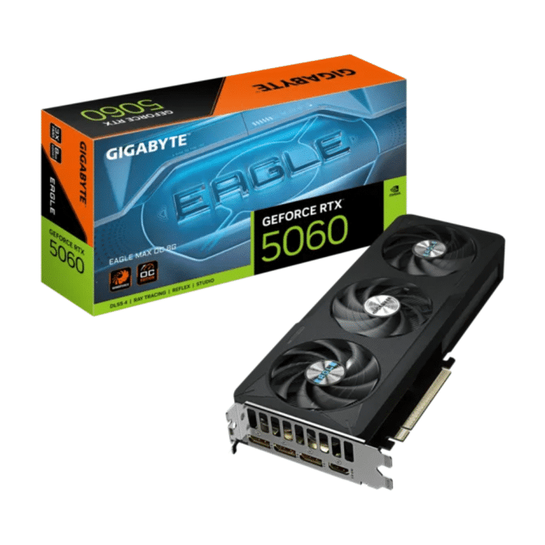 Tarjeta De Video Gigabyte/geforce Rtx 5060 Eagle Max Oc 8g Gddr7 Pcie 5.0 2550mhz 550w - GV-N5060EAGLEMAXOC-8GDG10