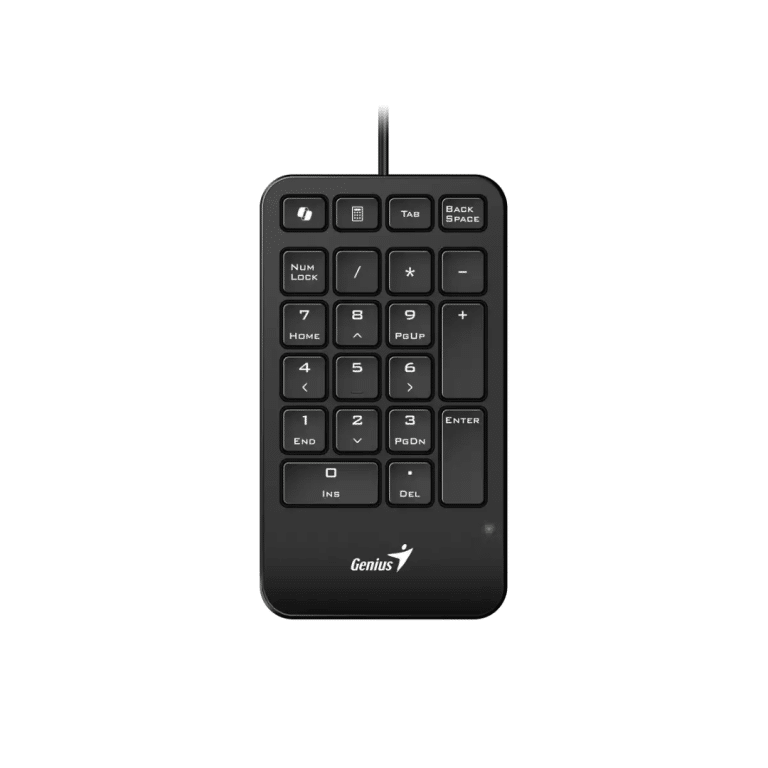 Teclado Genius Numpad 125 Wired Usb-c Copilot Slim Design Palmrest Black - Teclados - 31300019401