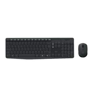 Teclado + Mouse Logitech Mk235 Wireless Usb Resistente A Salpicaduras