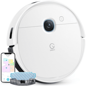 Yeedi By Ecovacs 2-in-1 Robot Mop, Vacuum & Self Emptying Cleaner Station White : 2.5l Capacity, 3000pa Suction, Smart Mapping, Up To 200 Minute Battery Charge - New Factory Sealed - Balance of Manufacturer Warranty - 6972790741989