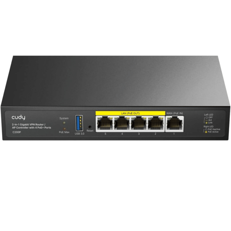 Cudy Cudy Router C200P 2-IN-1 SMB Router   AP Controller Retail NT 303285 C200P