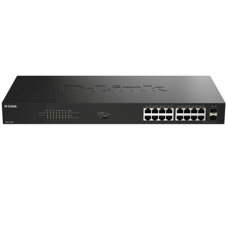 D-Link D-Link Switch DGS-1018P 18-Port 1Gigabit PoE Unmgd Switch Retail NT 301062 DGS-1018P
