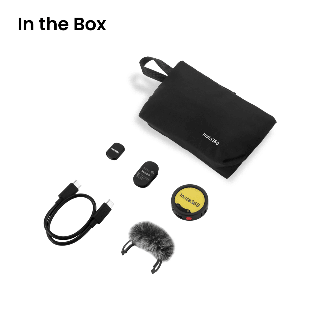 Insta360 Insta360 MM Mic Pro01-MCA10 Mic Pro (2 TX + 1 RX) Retail MM 307385 MIC PRO01-MCA10 (6)
