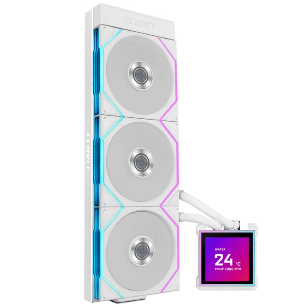 Lian-Li Lian-Li Fan HS2LCDS36NW 3.4 LCD Radiator White Retail FN 304174 HS2LCDS36NW (2)