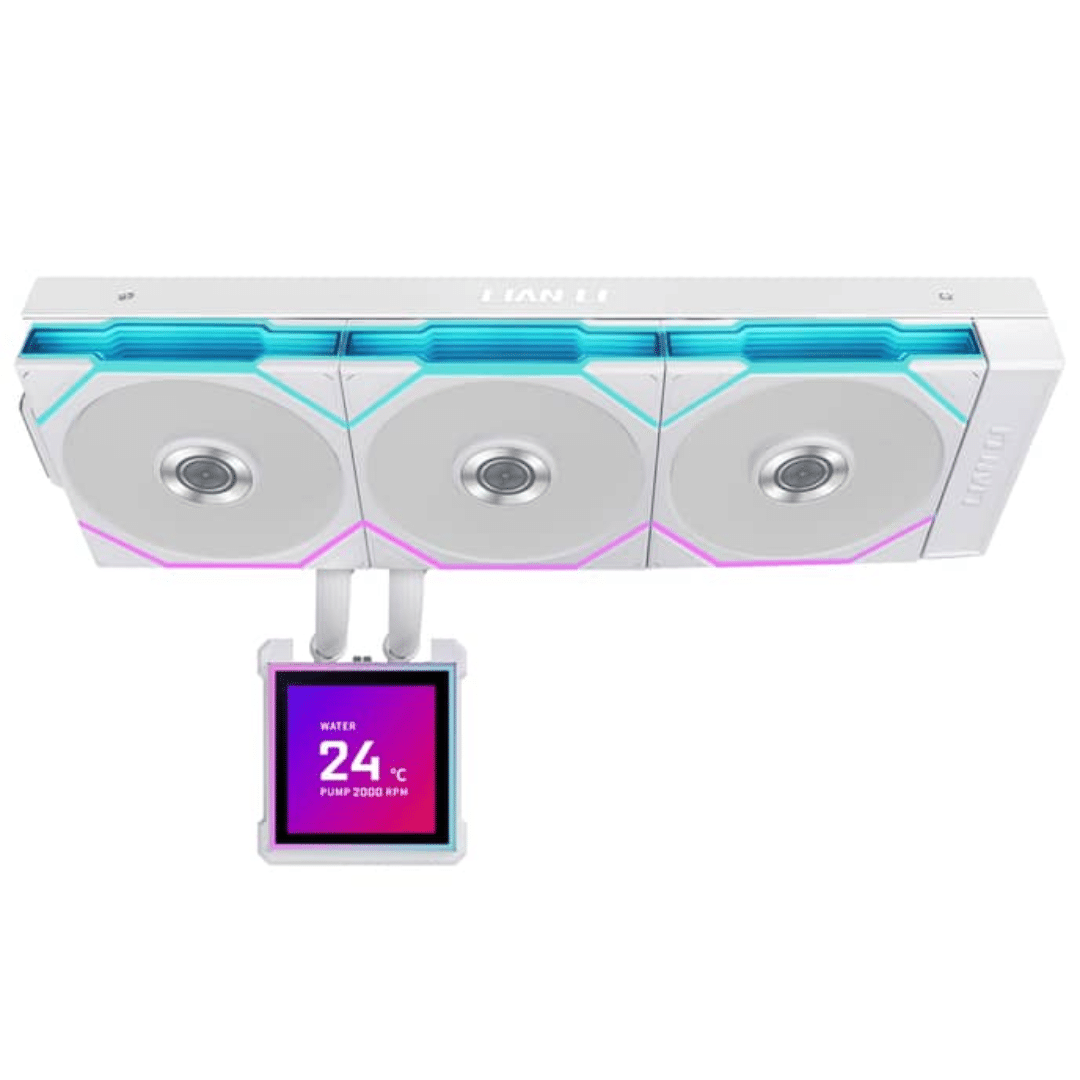 Lian-Li Lian-Li Fan HS2LCDS36NW 3.4 LCD Radiator White Retail FN 304174 HS2LCDS36NW (4)