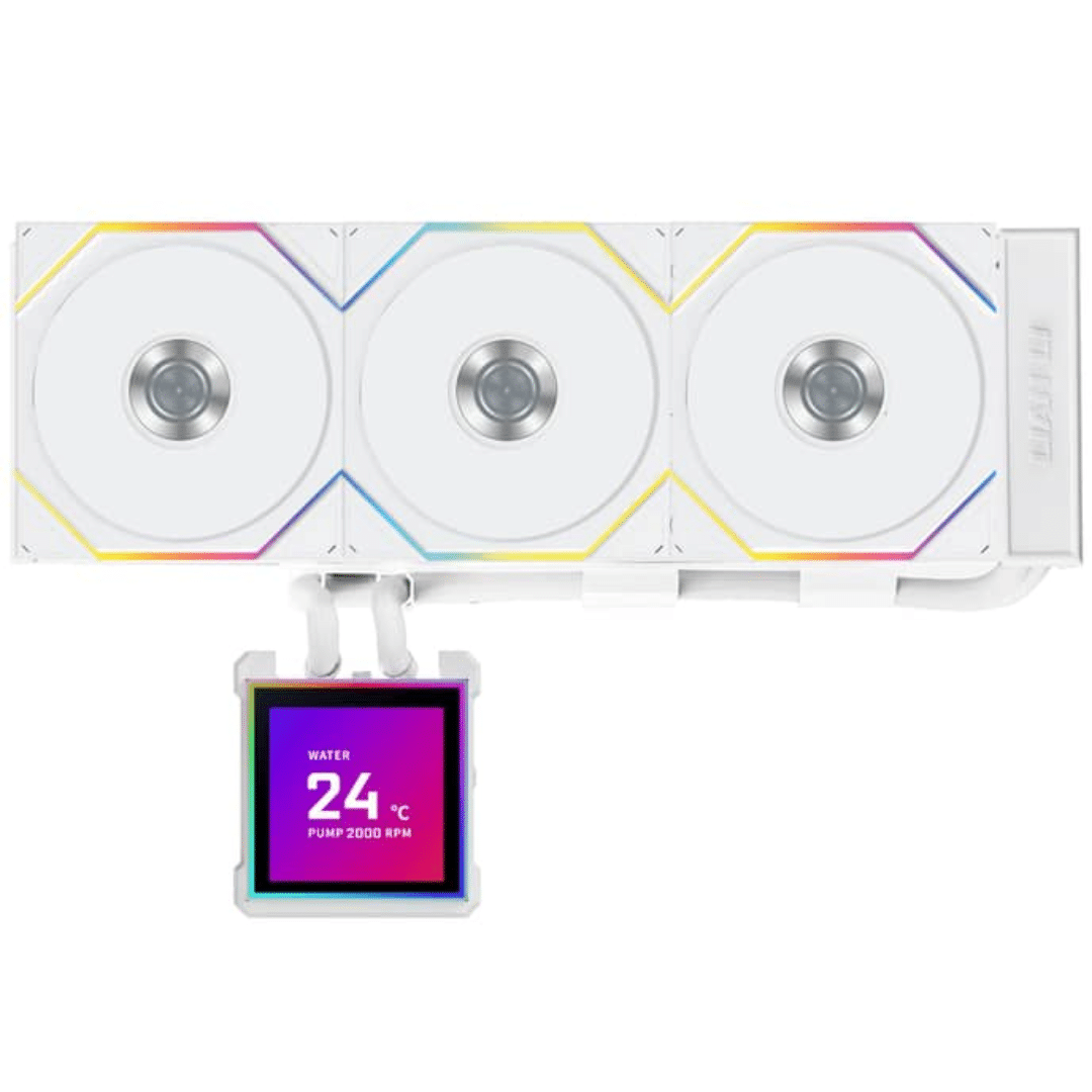 Lian-Li Lian-Li Fan HS2LCDS36NW 3.4 LCD Radiator White Retail FN 304174 HS2LCDS36NW (5)