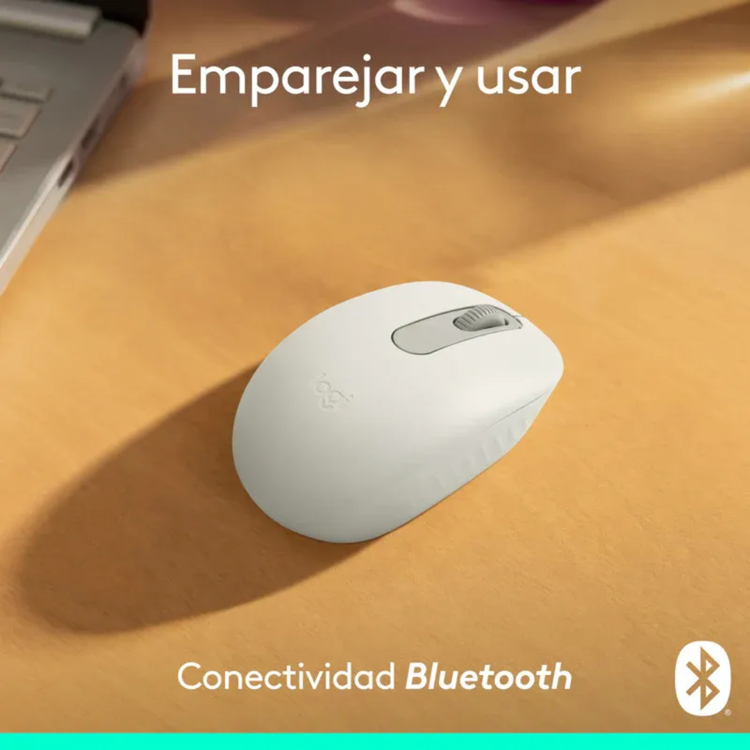 Mouse Logitech M196 Bluetooh Blaco Crudo - Mouse - 910007457 (2)