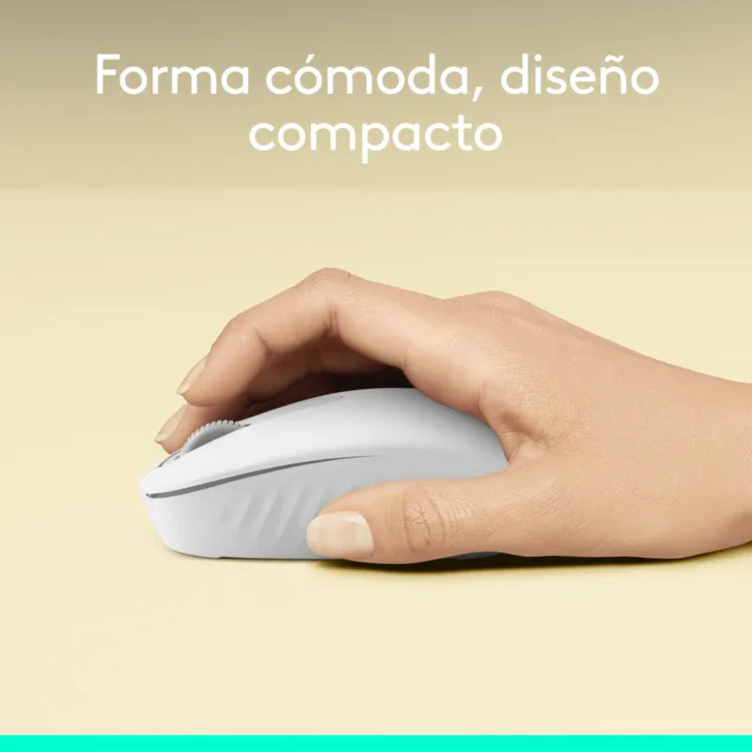 Mouse Logitech M196 Bluetooh Blaco Crudo - Mouse - 910007457 (3)
