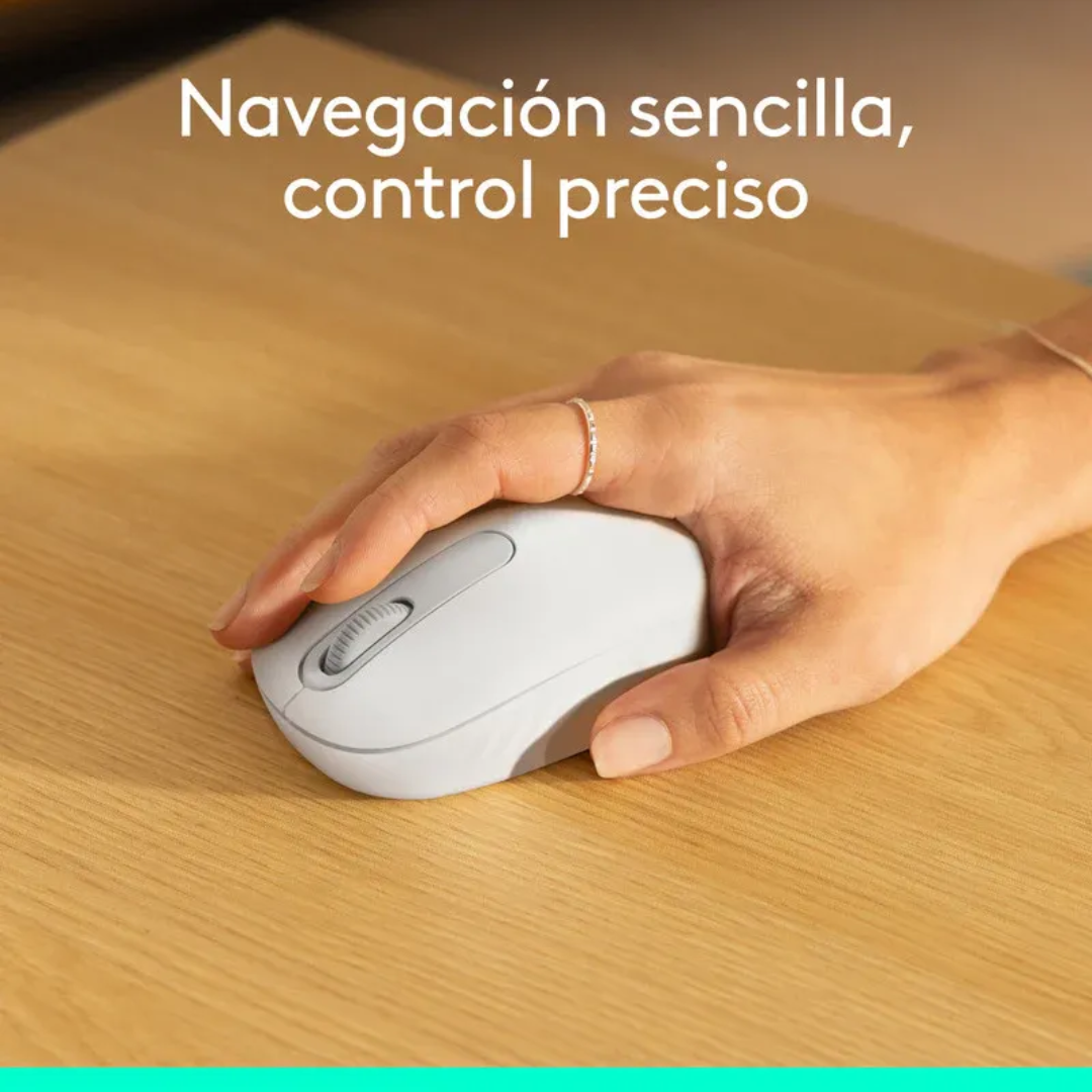Mouse Logitech M196 Bluetooh Blaco Crudo - Mouse - 910007457 (5)