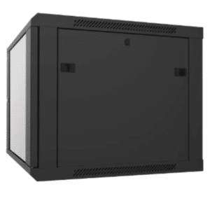 Nexxt Solutions - Rack armario - instalable en pared - RAL 9005, negro barniz - 15U - 19" - Redes - Paneles, Gabinetes y Cajas de Redes - NPC-F15U64B