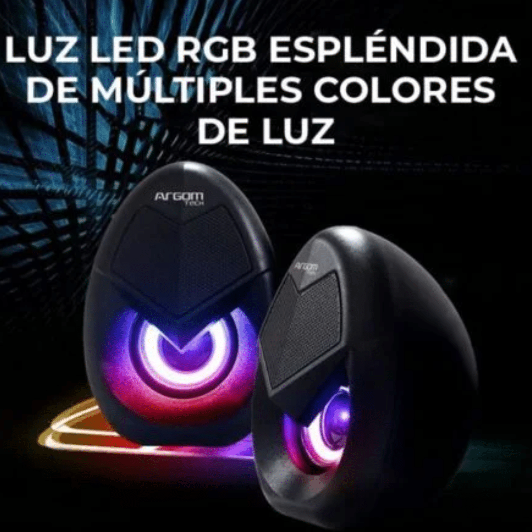 Parlantes Argom Multimedia Sp-1062bk Combat Gaming S62 2.0ch - Parlantes - ARG-SP-1062BK (4)