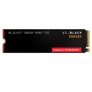 SanDisk Sandisk SSD BLACK SN850X WDS100T2XHE 1TB M.2 2280 NVMe PCIe4 w  HSK Retail SD 267035 WDS100T2XHE