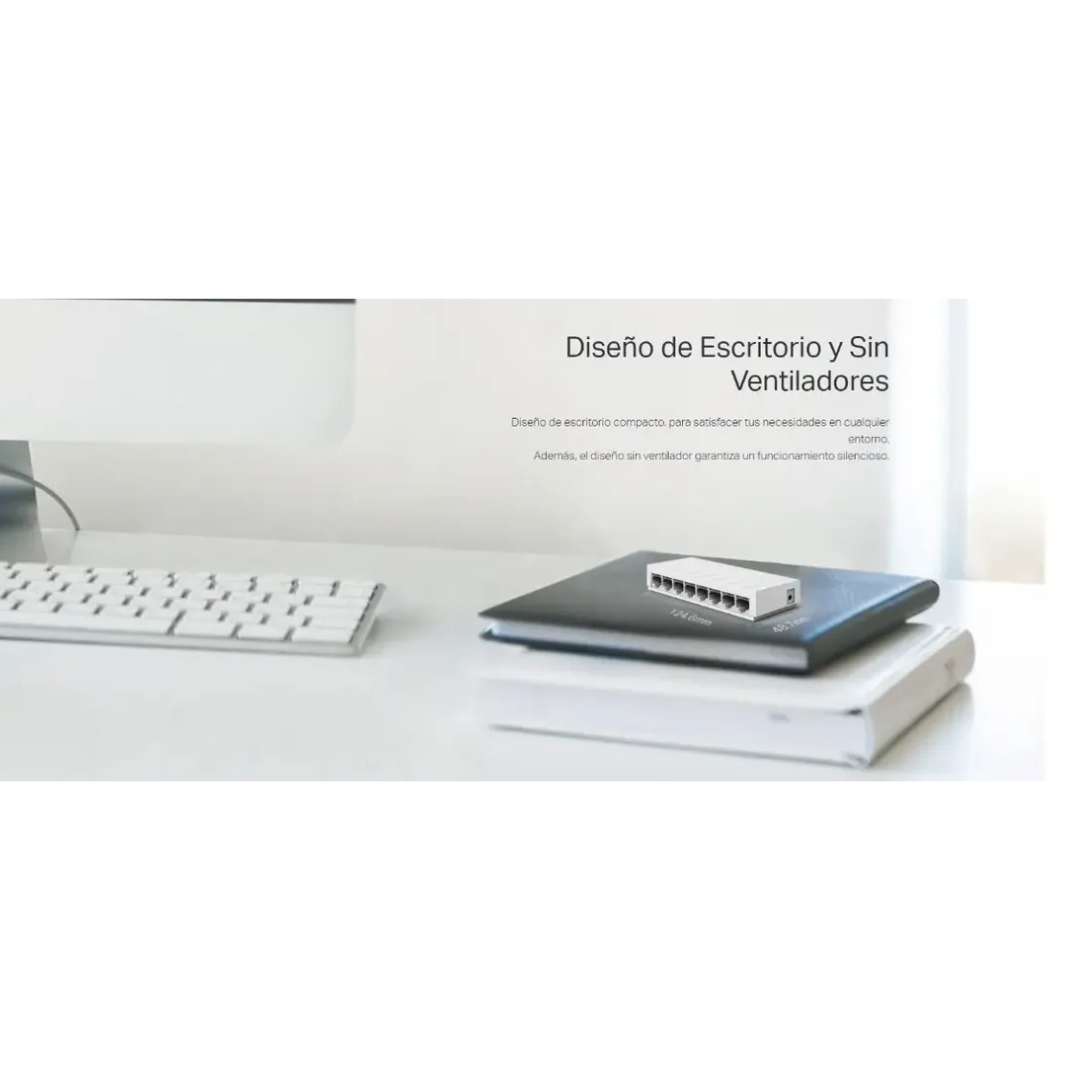 Switch Tp-link Ls1008 8-port 10-100mbs Desktop No-administrable - Switchs - LS1008 (5)