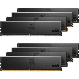 TEAMGROUP TEAMGROUP ME CTCMD5128G6400HC32AOC01 T-CREATE MASTER 16Gx8 6400 D5 CL32 Black ME 306623 CTCMD5128G6400HC32AOC01