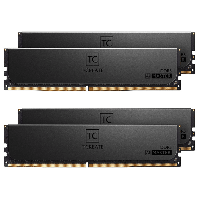 TEAMGROUP TEAMGROUP ME CTCMD564G6400HC32AQC01 T-CREATE MASTER 16Gx4 6400 DDR5 CL32 Black ME 306622 CTCMD564G6400HC32AQC01
