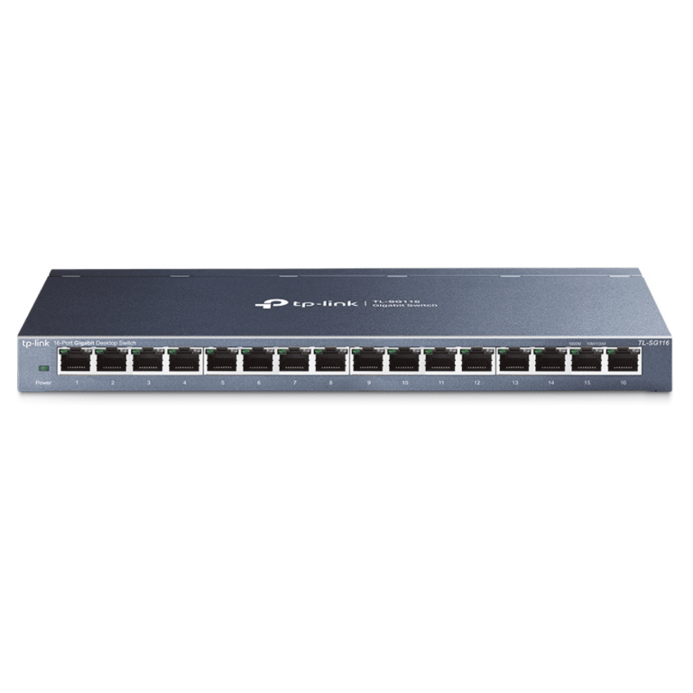 TP-Link TP-Link NT TL-SG116 16PT Gigabit Desktop Switch 16 10 100 1000Mbps RJ45 ports NT 220358 TL-SG116