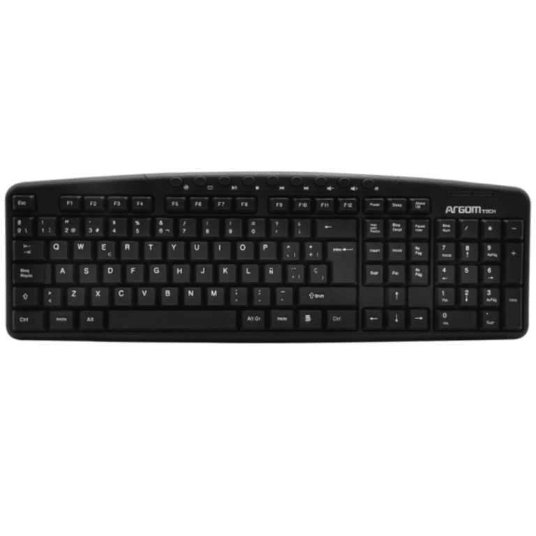 Teclado Argom Arg-kb-7807 Usb Negro - Teclados