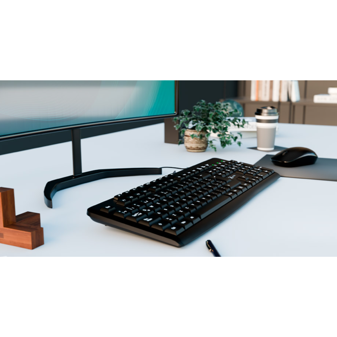Xtech - Keyboard - Wired - Spanish - USB - Black - Multimedia 9 hotkeys XTK-140 (6)