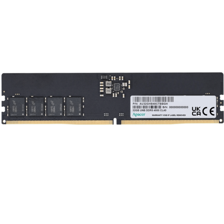 Apacer 16gb Ram Ddr5 Udimm Desktop Memory 5600 Mhz Cl40-40-40-80 1.1 V 262-pin - New Factory Sealed - 3 Year Manufacturer Warranty - FL.16G2C.PKH