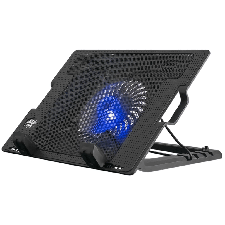 Ventilador Para Laptop Fan 2-usb 1-ventilador 5-niveles Negro - 1ven5ni2p