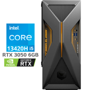 Asus T500mvc-ssi53050 Minitower Core™ I5-13420h 1tb Ssd 32gb Win11 Nvidia® Rtx 3050 6144mb No Keyboard Mouse Solar Eclipse Gray - New Factory Sealed - Balance of Manufacturer Warranty - T500MVC-SSI53050-CB