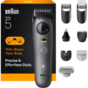 Braun Series 5 All-in-one 5510 Electric Shaver Trimmer - Moonstone Grey - 6041D9221A - BRAUN