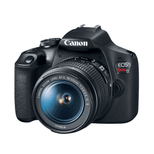 Canon Eos Rebel T7 Ef-s 18-55mm (bundle With 75-300 Zoom + Bag) - New Factory Sealed - Balance of Manufacturer Warranty - 2727C021