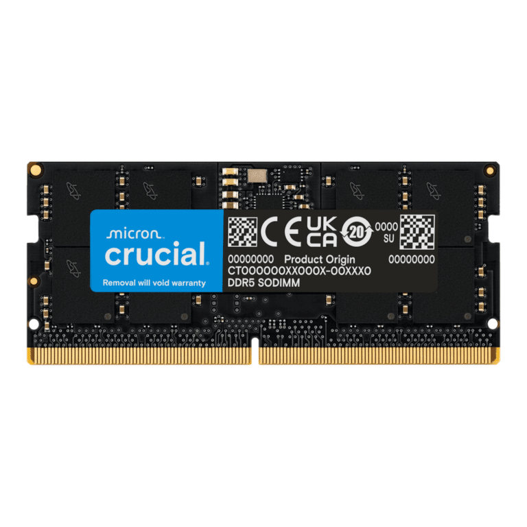 Crucial Cb16gs4800 Ram 16gb Sodimm Ddr5 4800mhz - New Factory Sealed - 3 Year Manufacturer Warranty - CB16GS4800