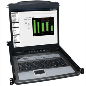 Eaton Tripp Lite Series Netdirector 8-Port 1U Rack-mount Console KVM Switch With 19-in. LCD + 8 PS2/USB Combo Cables, TAA | SKU TL-B20U8K - UPS - TL-B20U8K - TRIPP LITE - 037332150776 - B020-U08-19-K