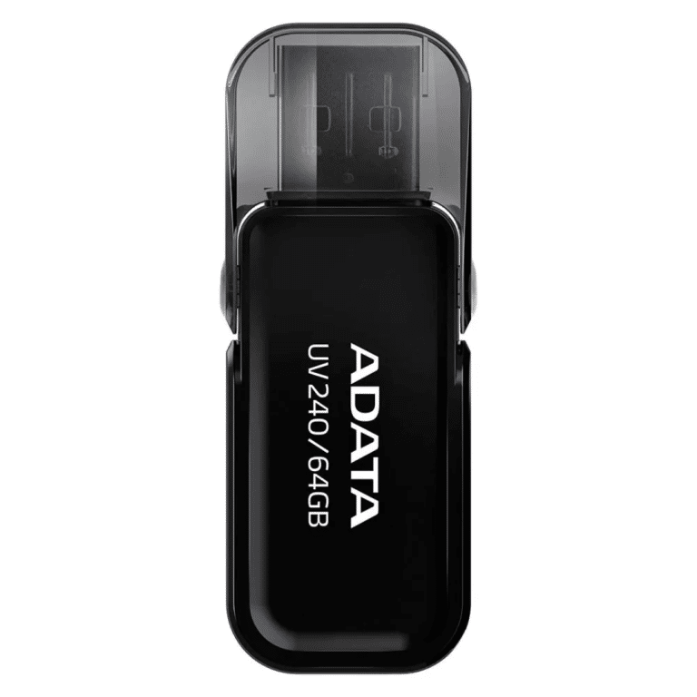 Flash Memory Adata Uv240 64gb Usb 2.0 Negro - AUV240-64G