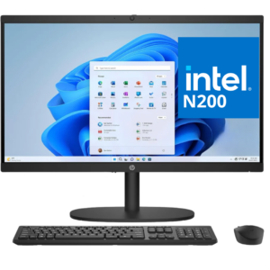Hp 22-dg0340 All-in-one Intel® N200 512gb Ssd 8gb 21.5" (1920x1080) Win11 Keyboard Mouse Jet Black - New Factory Sealed - 1 Year Manufacturer Warranty - B9KP5AA#ABA