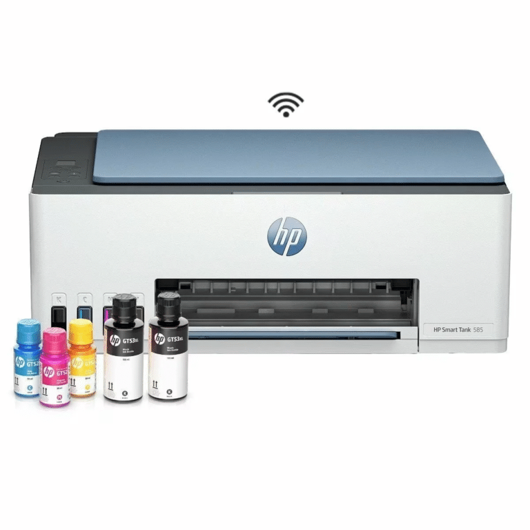 Impresora Hp 585 Smart Tank Wi-fi Multifuncion (sistema De Tinta Continua) Compatible Windows & Macos (1 Kit De Tintas Completo) (2 AÑos Respaldo Del Fabricante) - 1f3y4a#aky