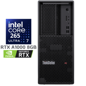 Lenovo Thinkstation P3 Gen 2 Workstation Tower Core™ Ultra 7 265 1tb Ssd 32gb Win11 Pro Nvidia® A1000 8192mb Keyboard Mouse Black - New Factory Sealed - 1 Year Manufacturer Warranty - 30HS000LUS