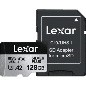 Lexar 128GB Microsdxc UHS-I Silver Plus Professional - LMSSIPL128G-BNANU - Lexar