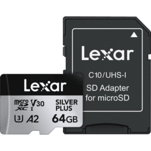 Lexar 64GB Microshxc UHS-I Silver Plus Professional - LMSSIPL064G-BNANU - Lexar