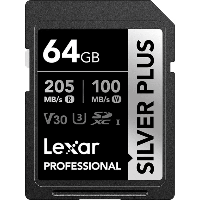 Lexar 64GB SDXC UHS-I Silver Plus Professional - LSDSIPL064G-BNNNU - Lexar