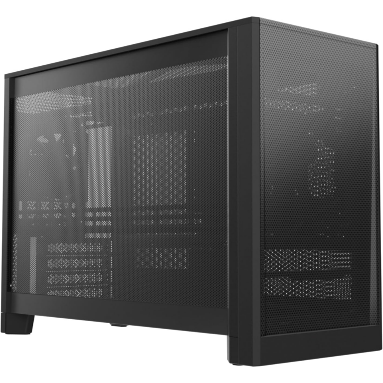 MONTECH TEN 22.7L Micro ATX PC Case, High Airflow Modular Mesh Chassis For Air, Liquid, Or SFF Builds, 360mm Radiator Support, Includes Rear Fan, Black (tenb) | SKU CS-TEN-B1 - CS - CS-TEN-B1 - MONTECH - TENB