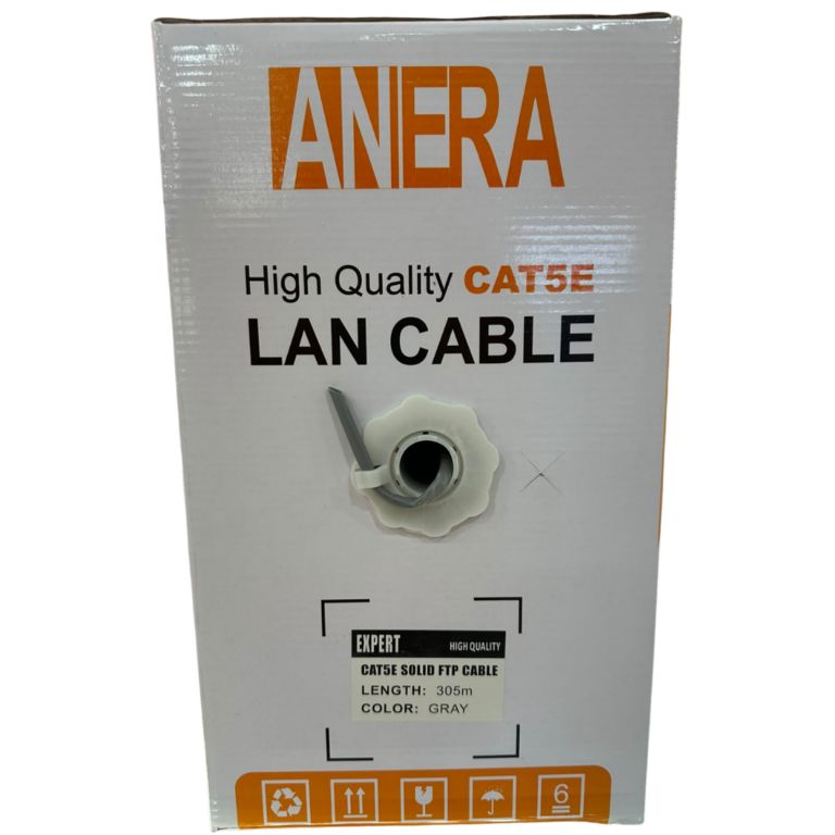 Rollo De Cable - Ftp Anera Ae-cat5e 305m 050mm 80cca 20cu 24awg Gray