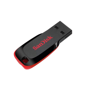 Flash Memory Sandisk 32gb Cruzer Blade Usb-a 2.0 Black-red - Flash Memory - SDCZ50-032G-B35